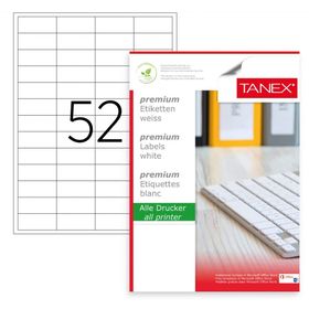 Tanex TW-2022 50x22 mm Lazer Etiket