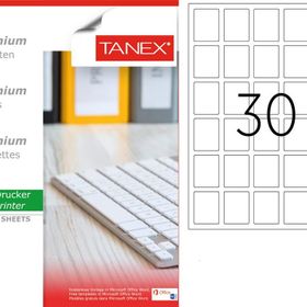 Tanex TW-2030 38x44.5 mm 100'lü Sökülebilir Etiket