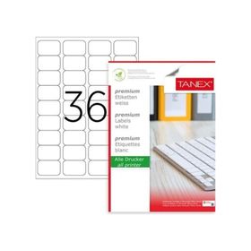 Tanex TW-2036 45x30 mm 100 Adet Laser Etiket
