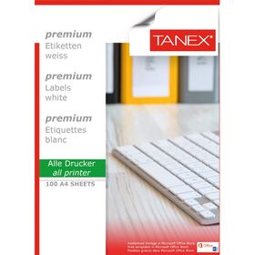 Tanex TW-2048 32x32 mm 100'lü Sökülebilir Etiket