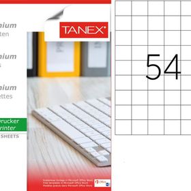 Tanex TW-2054 35x33.16 mm 100'lü Sökülebilir Etiket