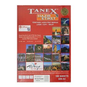 Tanex TW-2055 37x24 mm 100 Adet Laser Etiket