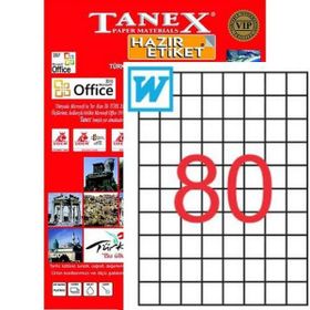 Tanex tw-2080 26.25x29.7 Laser Etiket
