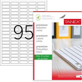Tanex TW-2095 30x12 mm 100 Adet Laser Etiket