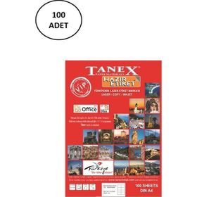 Tanex TW-2096 43x8.5 mm 100 Adet Lazer Etiket