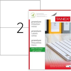 Tanex TW-2102 210x148.5 mm 100 Adet Laser Etiket