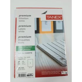 Tanex TW-2116 210x297 mm Lazer Etiket