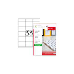 Tanex TW-2133 70x25 mm Laser Etiket