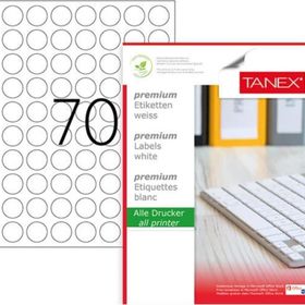 Tanex TW-2148 100 Yaprak 40x25 mm Lazer Etiket