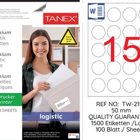 Tanex TW-2150 50 mm Sevkiyat ve Lojistik Etiketi