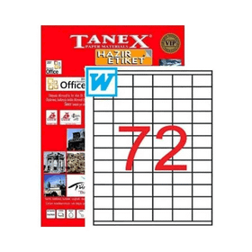 Tanex TW-2172 35 x 23 mm 100 Adet Lazer Etiket