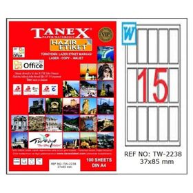 Tanex tw-2238 37x85 Laser Etiket