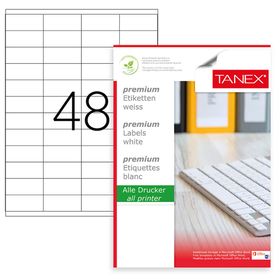 Tanex TW-2248 52.5x23 mm Lazer Etiket