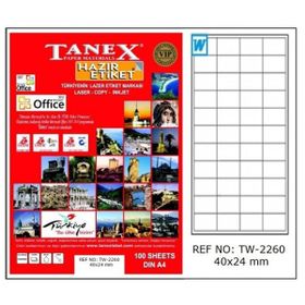 Tanex TW-2260 Lazer Etiket