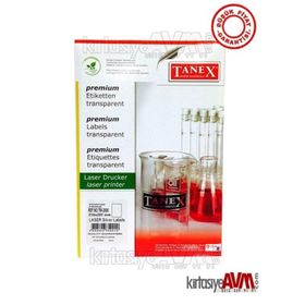 Tanex TW-2270 40x20 mm Silver 25 Adet Laser Etiket