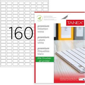 Tanex TW-2280 22x12 mm 100 Adet Laser Etiket