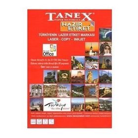 Tanex TW-2280 22x12mm Beyaz Etiket