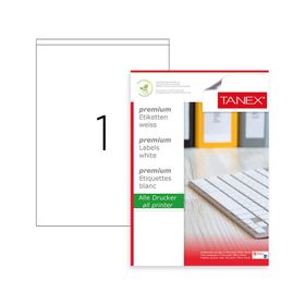 Tanex TW-2294 210x294.86mm Beyaz Sevkiyat ve Lojistik Etiketi