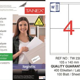 Tanex TW-2304 105x140 mm Sevkiyat ve Lojistik Etiketi