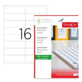 Tanex TW-2316 Laser Etiket 105x36 mm 1600 Adet Etiket
