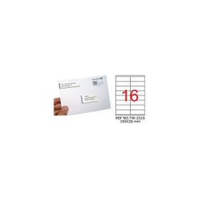 Tanex TW-2316 Laser Etiket 105x36 mm 1600 Adet Etiket
