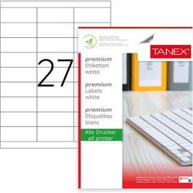 Tanex TW-2327 70x30 mm 100 Adet Laser Etiket