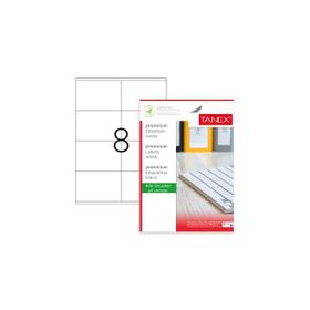 Tanex TW-2408 105x72 mm Lazer Etiket