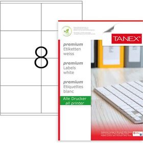 Tanex TW-2408 105x72 mm Lazer Etiket