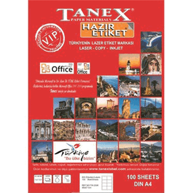 Tanex TW-2433 70x23 mm Laser Etiket