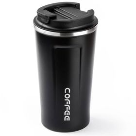 Tantitoni 001-01-Coffee Siyah 500 ml Paslanmaz Çelik Termos