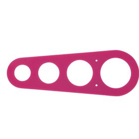 Tantitoni 18.5x6.5 cm Silikon Pembe Spagetti Ölçüsü
