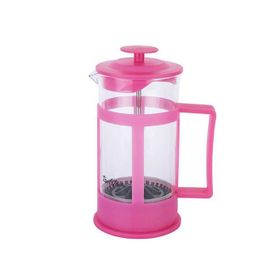 Tantitoni 350 ml Pembe Kalp Şekilli Bitki Çayı Kahve Presi