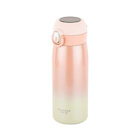 Tantitoni 400 ml Pembe Paslanmaz Çelik Isı Göstergeli Termos