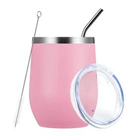Tantitoni 400 ml Pembe Paslanmaz Çelik Termos Bardak