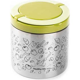Tantitoni 630 ML Çelik Yuvarlak Desenli Yemek Termosu
