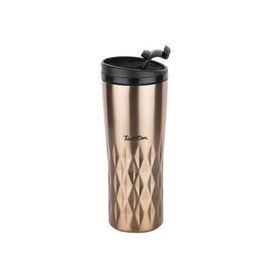 Tantitoni Bronz Yıldız Desenli 470 ml Paslanmaz Çelik Termos Bardak