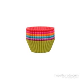 Tantitoni EASYF986 Renkli 12'li Silikon Muffin Kalıbı