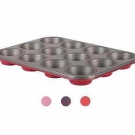 Tantitoni EASYF986 Renkli 12'li Silikon Muffin Kalıbı