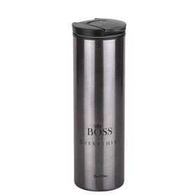 Tantitoni GINGER DFY-ST12P-F Füme Boss 440 ml Yazılı Kahve Bardağı