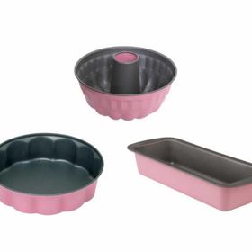Tantitoni KATE7000PKMUSET Pembe 3'lü Kek Kalıbı Seti