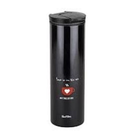Tantitoni Love Is In The Air Siyah Kırmızı 440 ml Termos