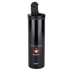 Tantitoni Love Is In The Air Siyah Kırmızı 440 ml Termos