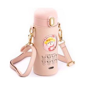 Tantitoni Pembe 320 ml Paslanmaz Çelik Desenli Termos