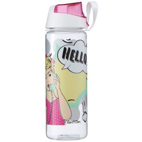 Tantitoni Plastik Popart Hello Desenli 750 ml Su Şişesi
