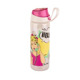 Tantitoni Plastik Popart Hello Desenli 750 ml Su Şişesi