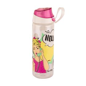 Tantitoni Plastik Popart Hello Desenli 750 ml Su Şişesi