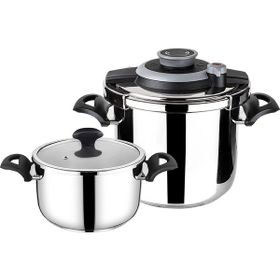 Tantitoni Powercook Siyah 4+7 lt Düdüklü Tencere Seti