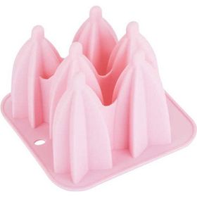 Tantitoni Silikon Açık Pembe 6'lı Yıldız Dondurma Kalıbı