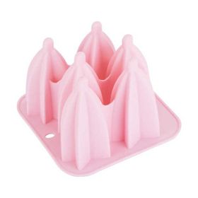 Tantitoni Silikon Açık Pembe 6'lı Yıldız Dondurma Kalıbı
