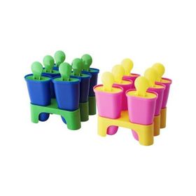 Tantitoni Silikon Açık Pembe 6'lı Yıldız Dondurma Kalıbı